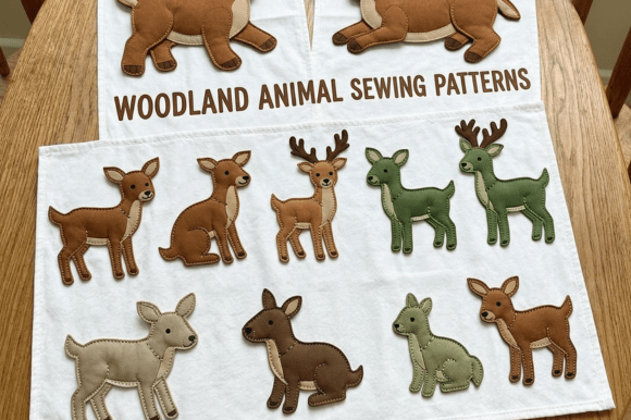 20 Woodland Animal Sewing Patterns