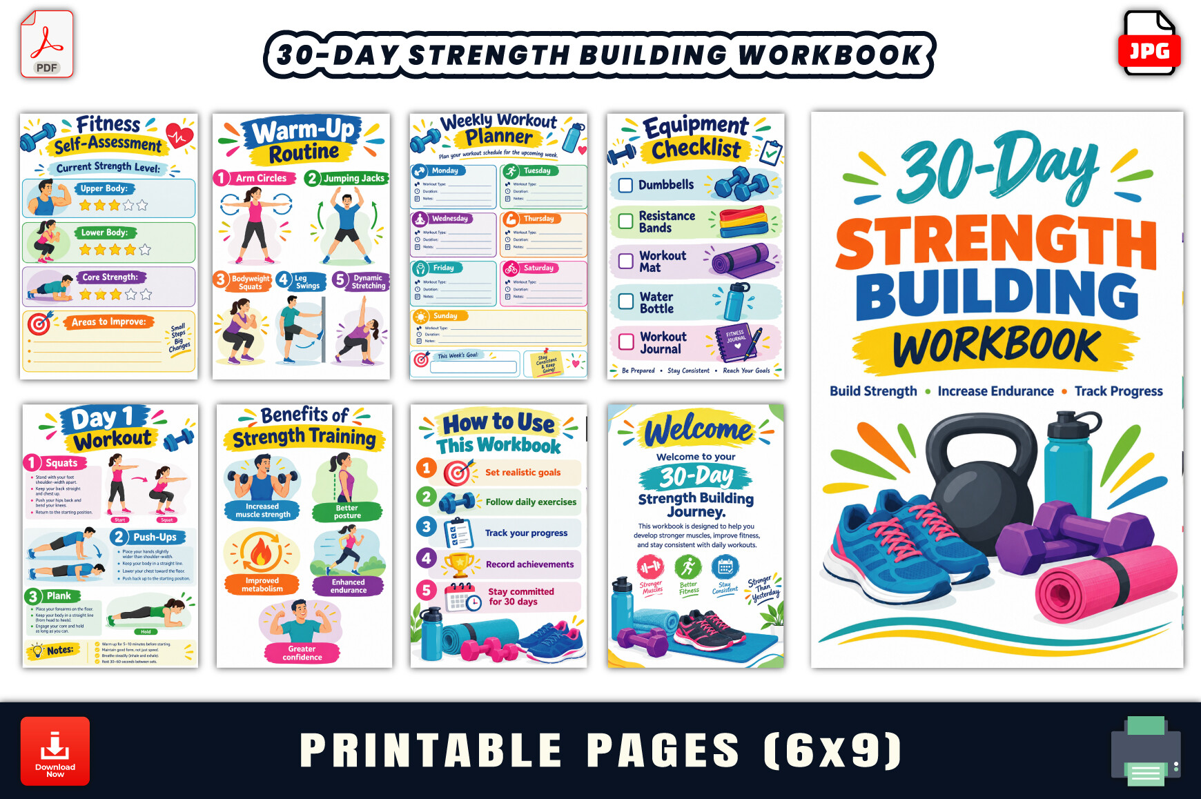 30-Day Strength Building Workbook