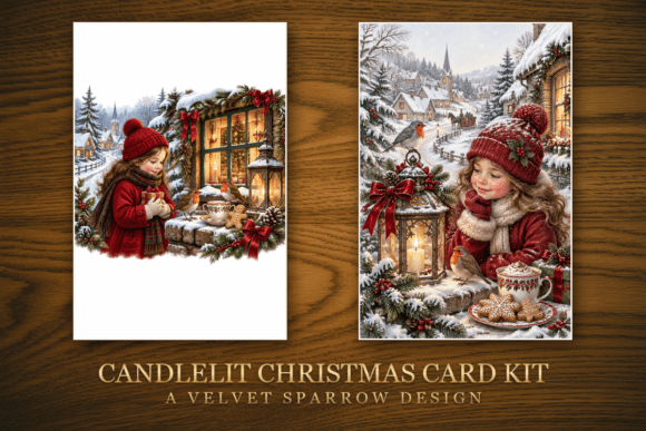 Candlelit Christmas Card Kit