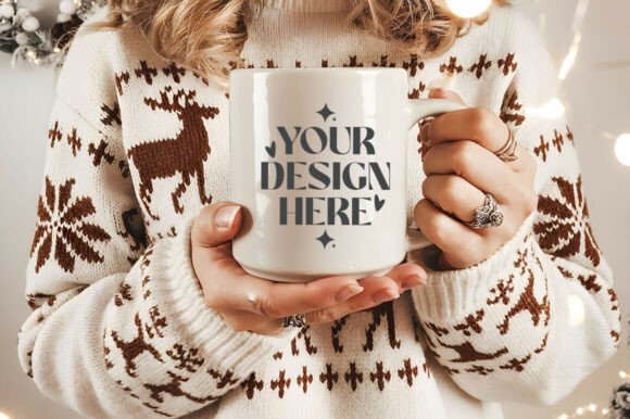 Christmas 15oz Mug Mockup