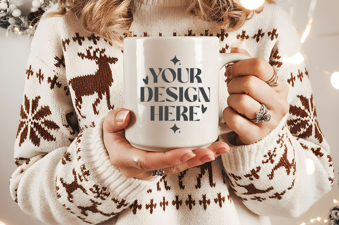 Christmas 15oz Mug Mockup