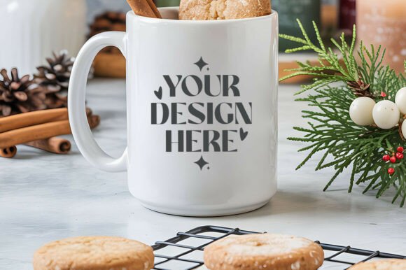 Christmas 15oz Mug Mockup
