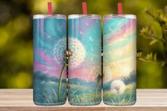 Colorful Wildflower Tumbler Wrap