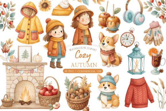 Cozy Fall Clipart