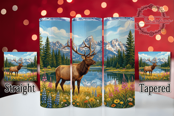 Elk Mountain Lake 20oz Tumbler
