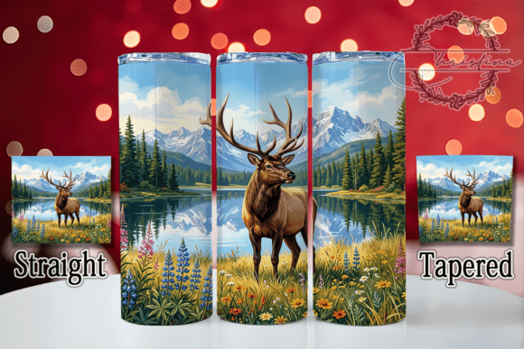 Elk Mountain Lake 20oz Tumbler