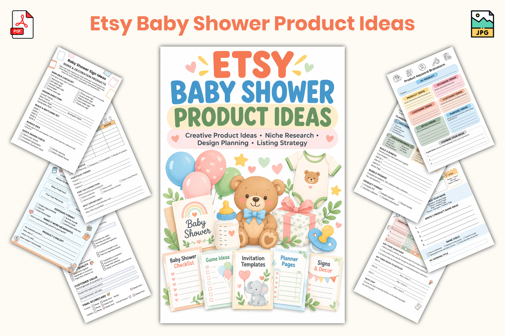 Etsy Baby Shower Product Ideas