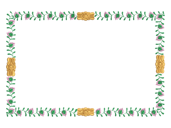 Floral Rectangle Placemat CERCEVE104F