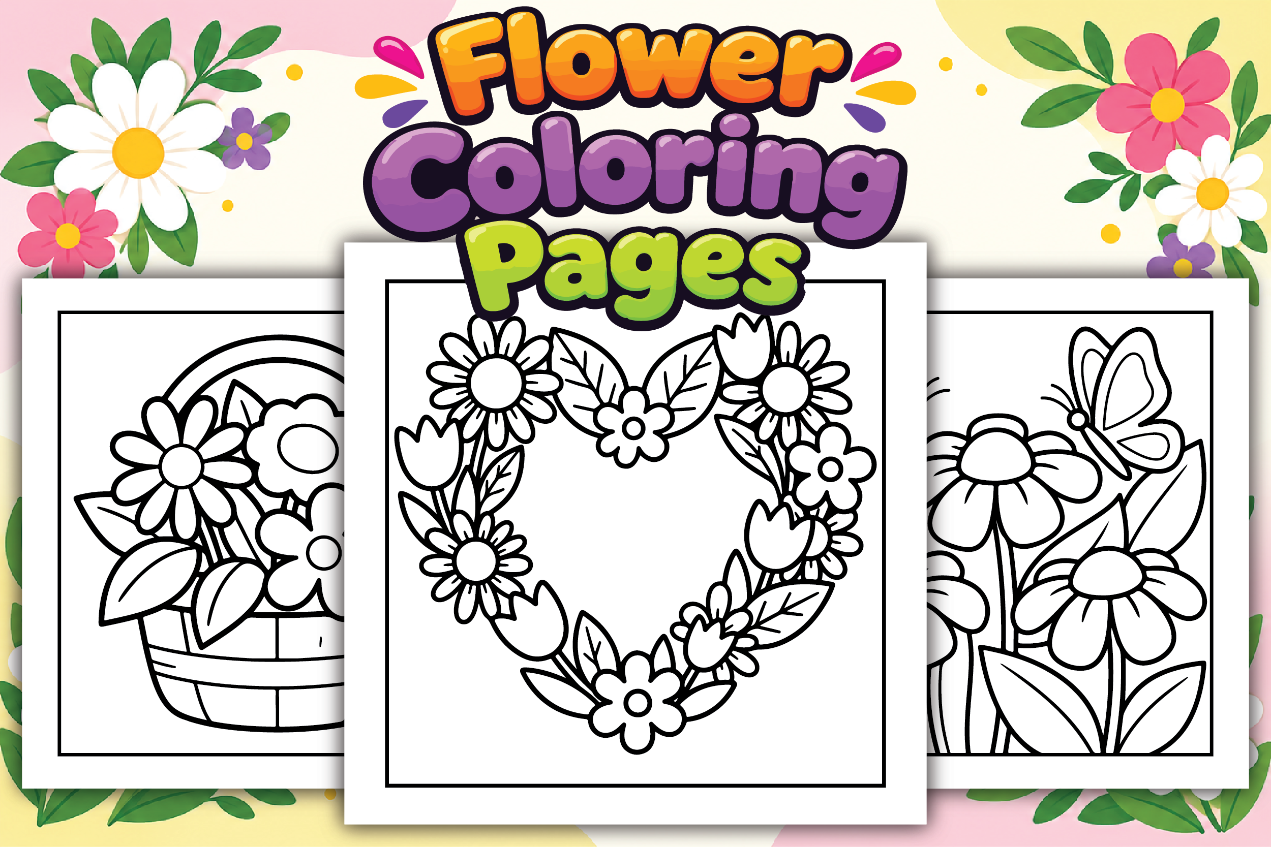 Flower Coloring Pages