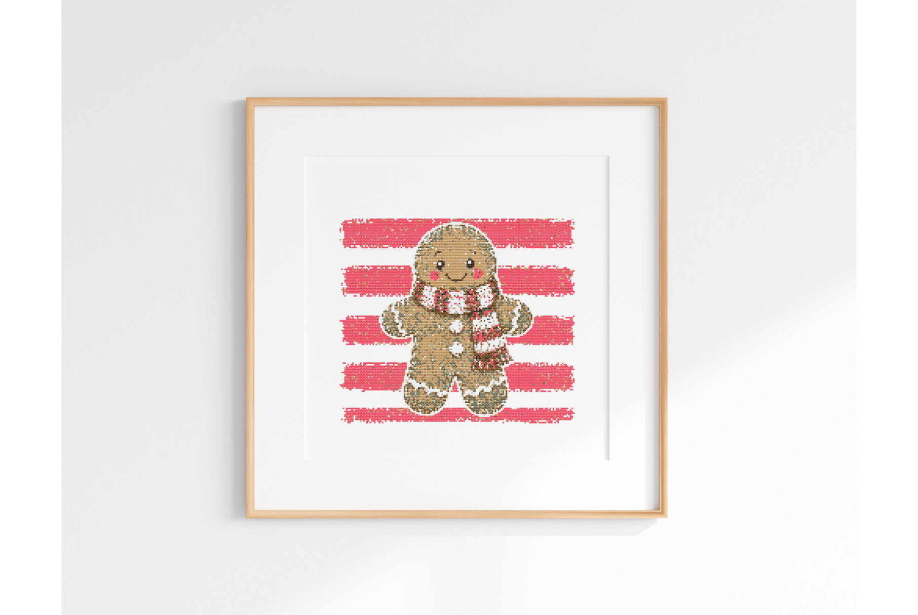 Gingerbread Cross Stitch Pattern