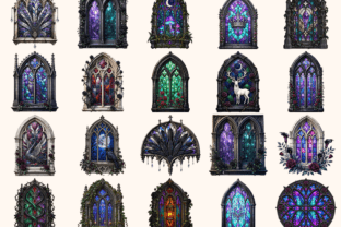 Gothic Windows Clipart Graphic by Wonders Artist · Creative Fabrica