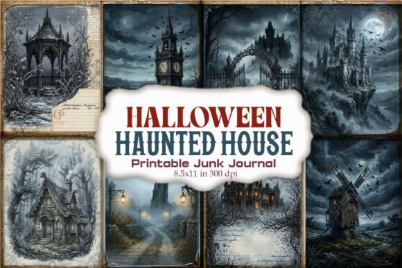 Halloween Haunted House Castle Journal