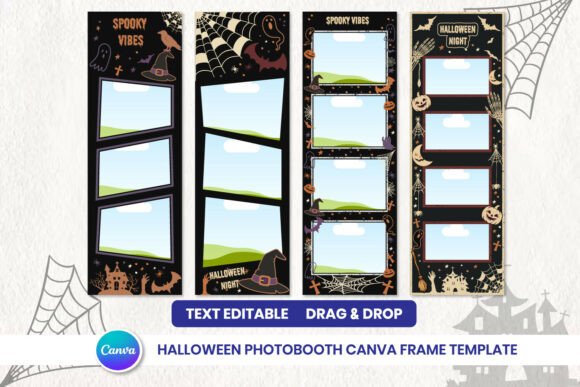 Halloween Photobooth Canva Frames