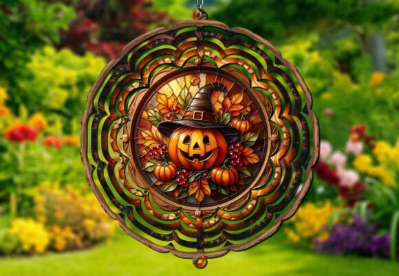 Halloween Witch Hat Wind Spinner PNG