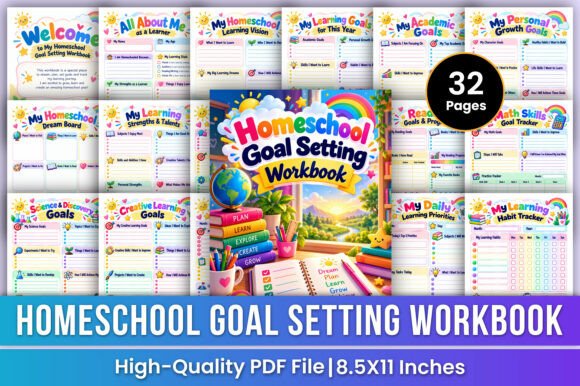 Homeschool Goal Setting Workbook | Learn