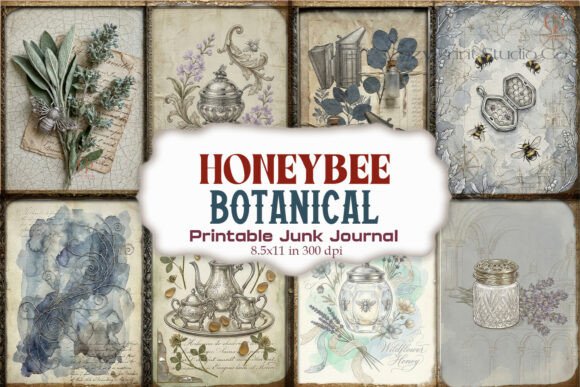 Honeybee Botanical Lavender Junk Journal