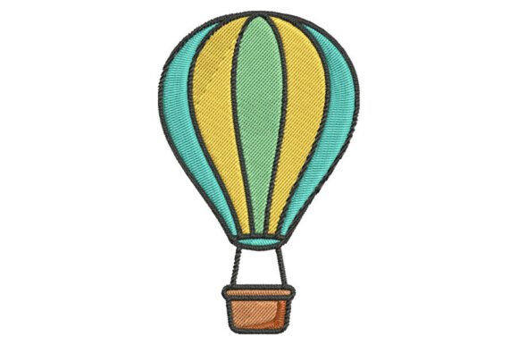 Hot Air Balloon Embroidery