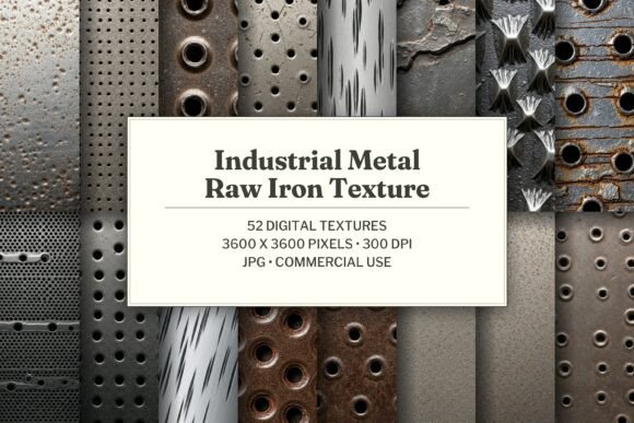 Industrial Metal Raw Iron Texture