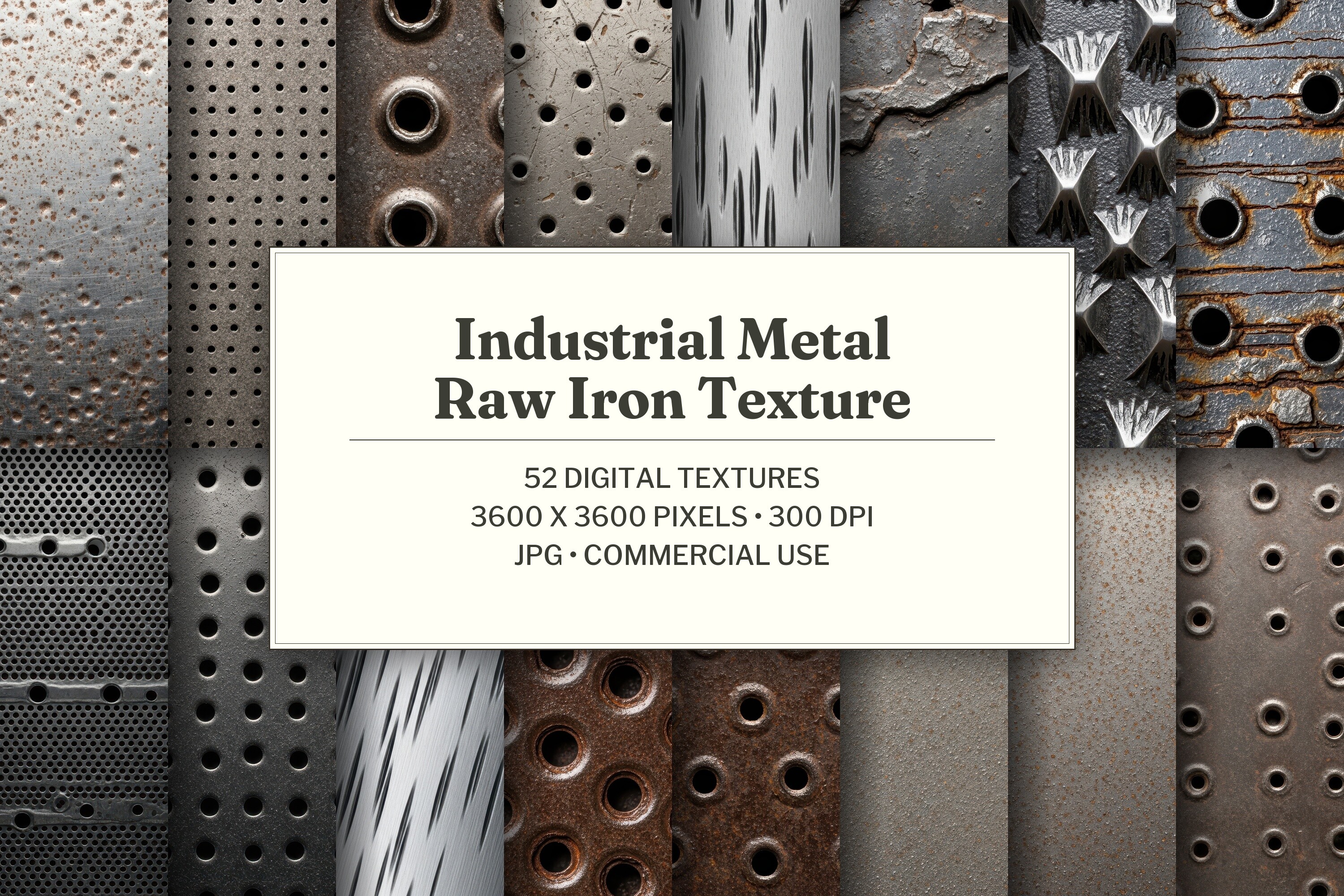 Industrial Metal Raw Iron Texture