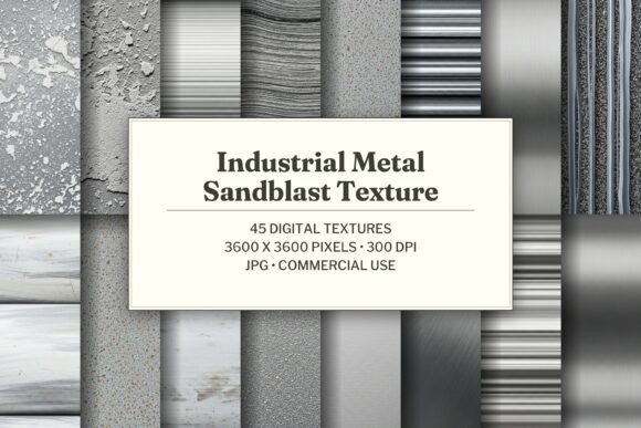 Industrial Metal Sandblast Texture