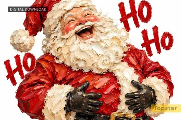 Laughing Santa PNG Christmas Santa Claus