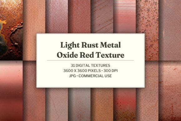Light Rust Metal Oxide Red Texture