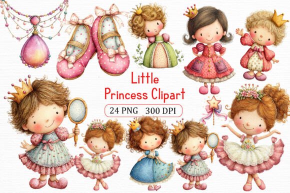 Little Princess Clipart Bundle