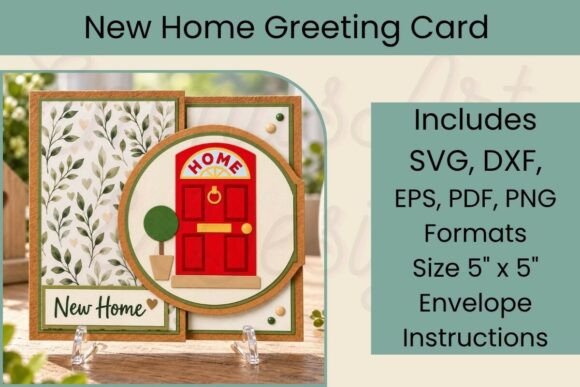 New Home Card SVG Housewarming Greeting