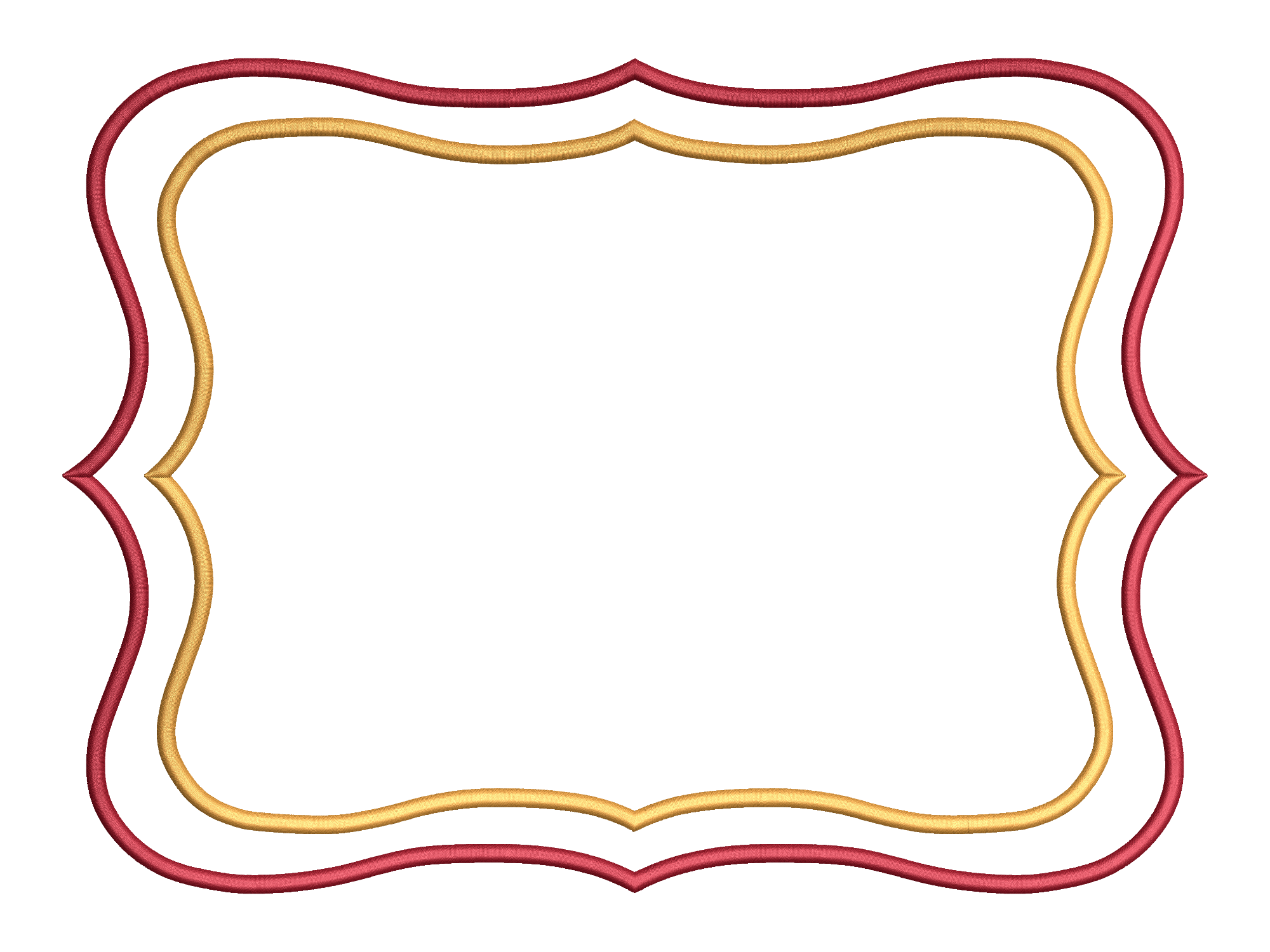 Ornate Double Line Placemat CERCEVE106F