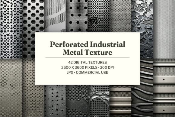 Perforated Industrial Metal Texture