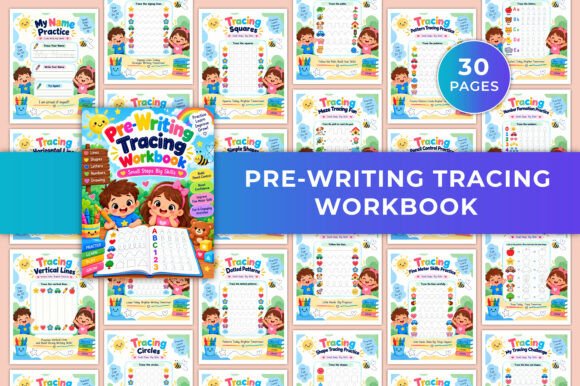 Pre-Writing Tracing Workbook KDP