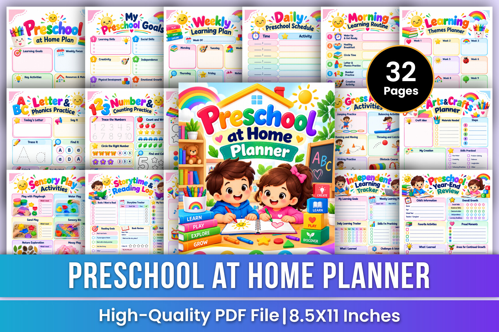 Preschool at Home Planner | Early Learn