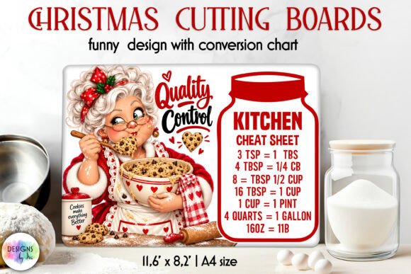 Quality Control Christmas Cutting Board