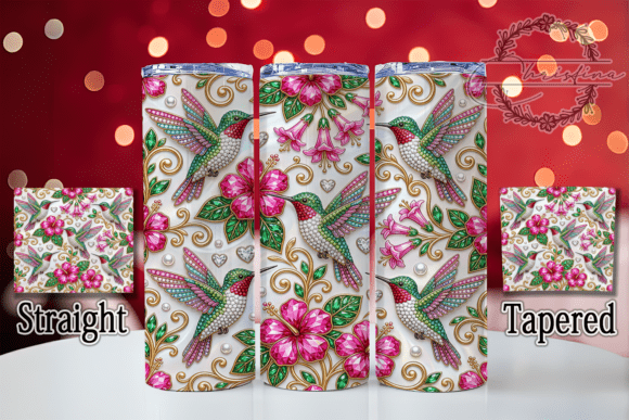 Rhinestone Hummingbird 20oz Tumbler