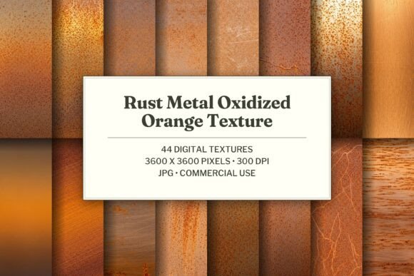 Rust Metal Oxidized Orange Texture