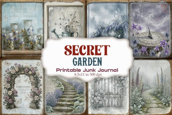 Secret Garden Floral Pathway Junk Journa