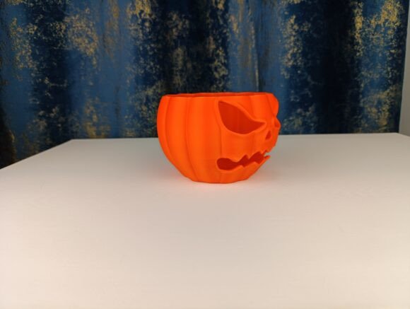 Spooky Halloween Pumpkin Treat Bowl – 3D Printed Candy Holder - Image 5