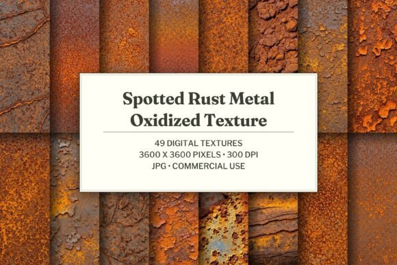 Spotted Rust Metal Oxidized Texture