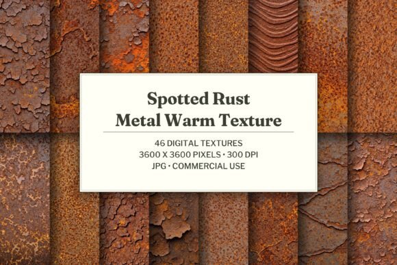 Spotted Rust Metal Warm Texture