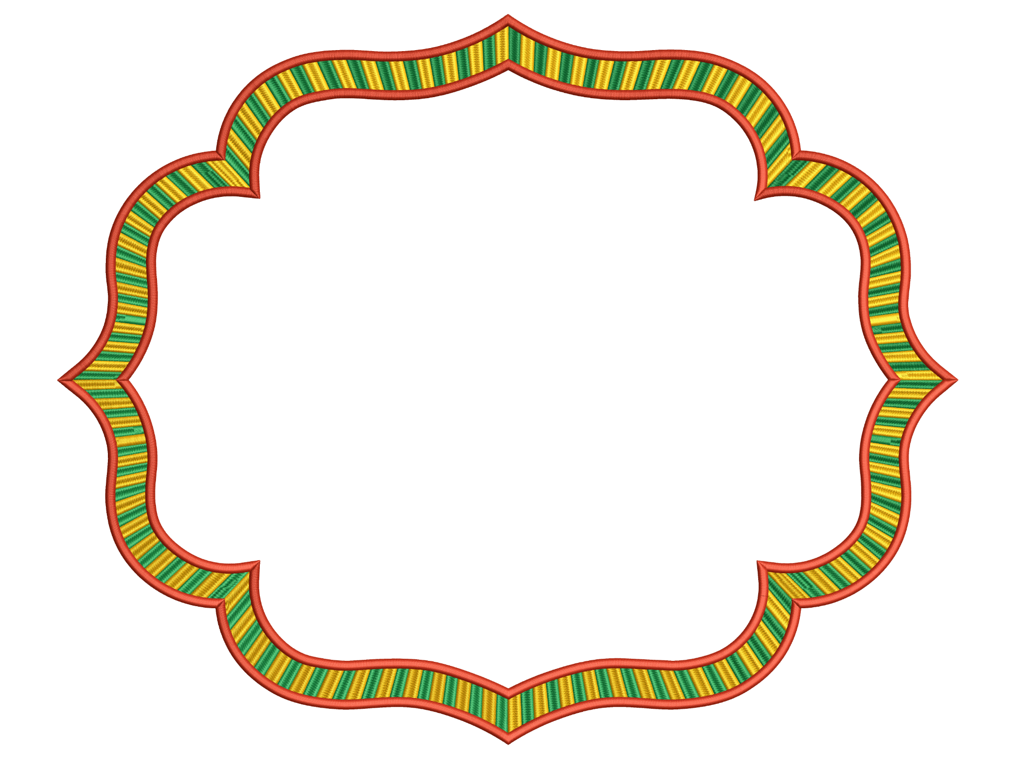 Striped Ornate Placemat CERCEVE108F