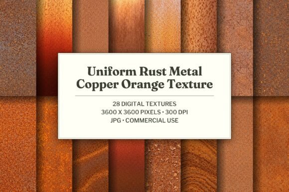 Uniform Rust Metal Copper Orange Texture