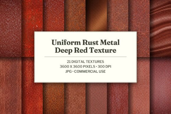 Uniform Rust Metal Deep Red Texture