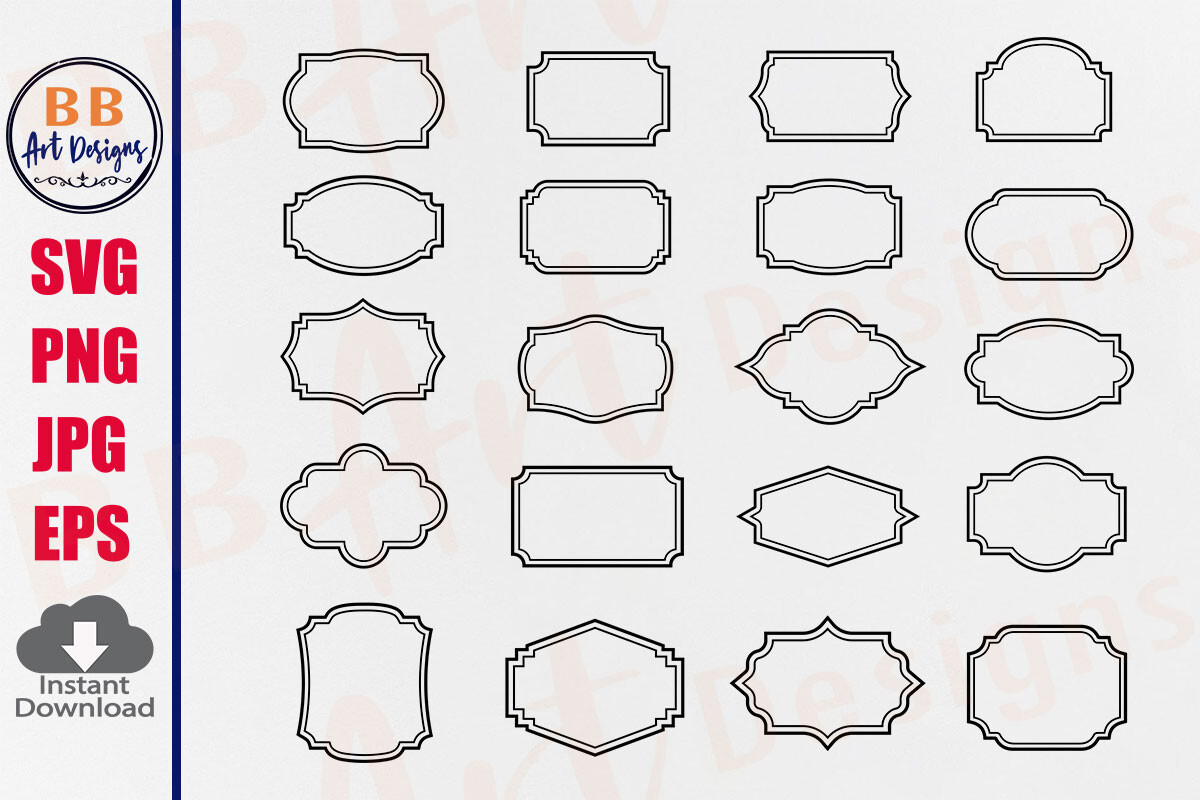Vintage Frames Border Frame Label Vector