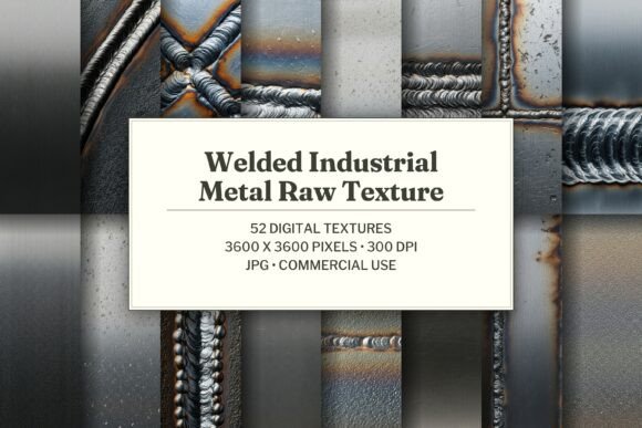 Welded Industrial Metal Raw Texture