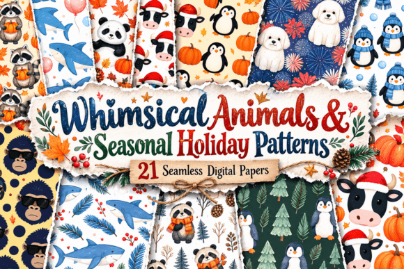 Whimsical Animals & Seasonal Holiday