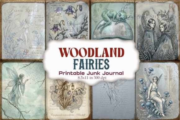Woodland Fairies Dreamy Junk Journal