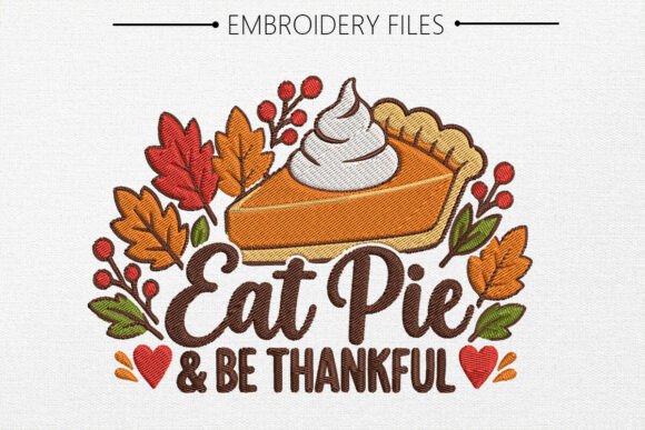Thankful Cake Design Embroidery Design Embroidery