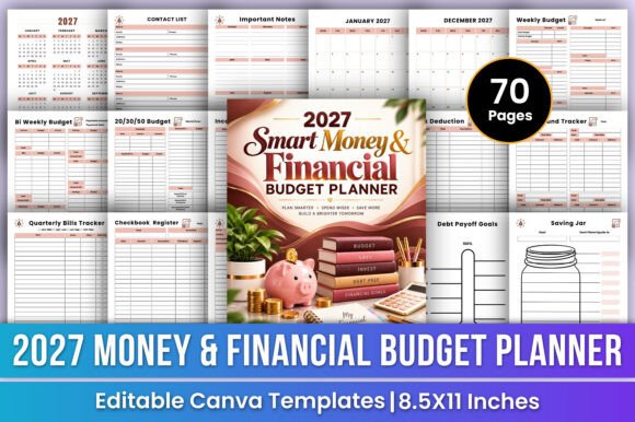 2027 Money & Financial Budget Planner