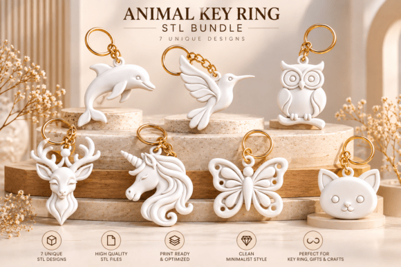 Halloween Charm Bundle STL - 16 Cute 3D Printable Charms - Image 13