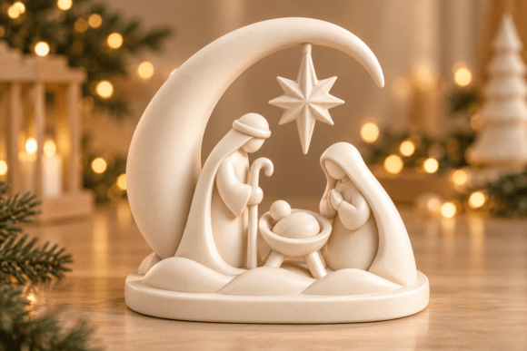 3D STL Christmas Reindeer Decor – Illuminated Openwork Holiday Print - Image 11